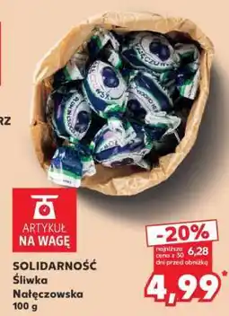 Kaufland SOLIDARNOŚĆ Śliwka Nałęczowska 100 g oferta
