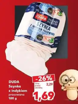 Kaufland DUDA Szynka z indykiem prasowana 100 g oferta