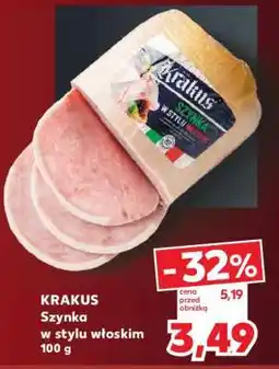 Kaufland KRAKUS Szynka w stylu włoskim 100 g oferta