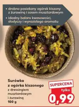 Kaufland Surówka z ogórka kiszonego oferta