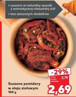 Kaufland Suszone pomidory w oleju ziołowym oferta