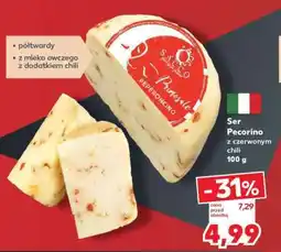 Kaufland Ser Pecorino z czerwonym chili 100 g oferta