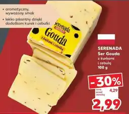 Kaufland SERENADA Ser Gouda z kurkami i cebulą 100 g oferta