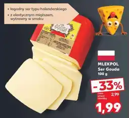 Kaufland MLEKPOL Ser Gouda 100 g oferta