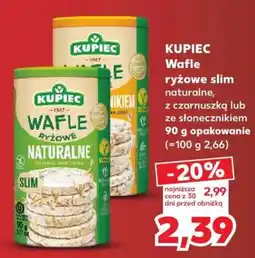 Kaufland KUPIEC Wafle ryżowe Slim oferta
