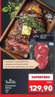 Kaufland Argentyński Rib Eye stek oferta
