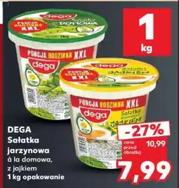 Kaufland DEGA Sałatka jarzynowa a'la domowa, z jajkiem 1 kg opakowanie oferta