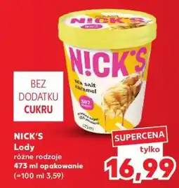 Kaufland NICK’S Lody oferta