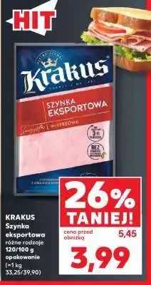 Kaufland KRAKUS Szynka eksportowa oferta