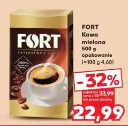 Kaufland FORT Kawa mielona 500 g opakowanie oferta