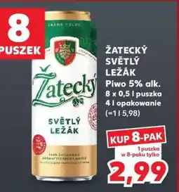 Kaufland Žatecký Světlý Ležák oferta