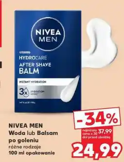 Kaufland NIVEA MEN Woda lub Balsam po goleniu oferta