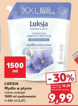 Kaufland LUKSJA Mydło w płynie oferta