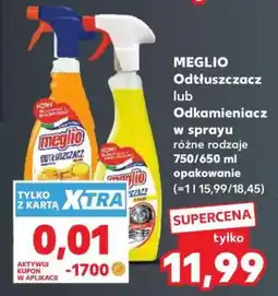 Kaufland MEGLIO Odtłuszczacz lub Odkamieniacz w sprayu oferta