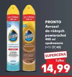 Kaufland PRONTO Aerozol do różnych powierzchni 400 ml opakowanie oferta
