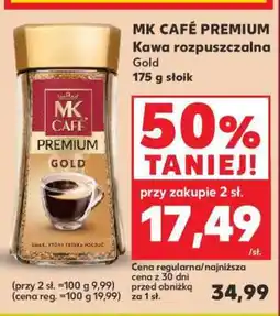 Kaufland MK CAFÉ PREMIUM Kawa rozpuszczalna Gold 175 g słoik oferta