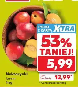 Kaufland Nektarynki, luzem 1 kg oferta