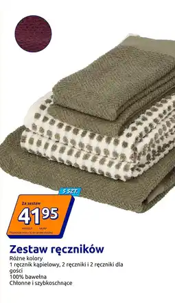 Action Zestaw ręczników oferta