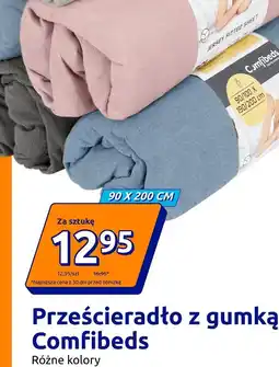 Action Prześcieradło z gumką Comfibeds 90 x 200 cm oferta