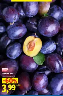 Lidl Śliwki polskie luzem oferta