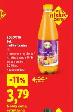 Lidl Sok multiwitamina Solevita oferta