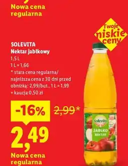 Lidl Nektar jabłkowy Solevita oferta