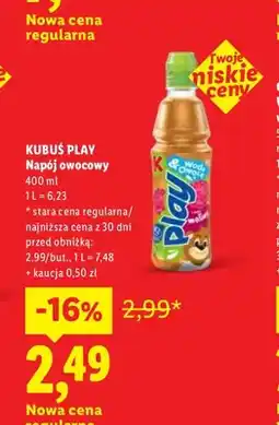 Lidl Napój owocowy Kubuś Play oferta