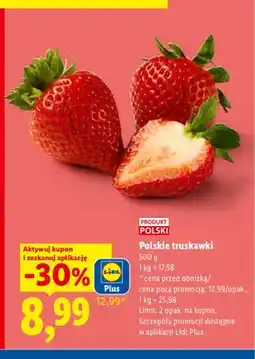 Lidl Truskawki polskie oferta