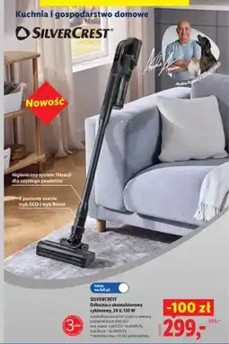 Lidl Odkurzacz akumulatorowy cyklonowy Silvercrest oferta