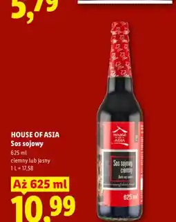 Lidl Sos sojowy ciemny House of Asia oferta