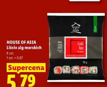 Lidl Liście alg morskich House of Asia oferta