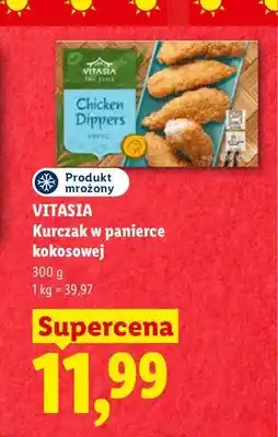 Lidl Kurczak w panierce kokosowej Vitasia oferta
