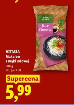 Lidl Makaron z mąki ryżowej Vitasia oferta