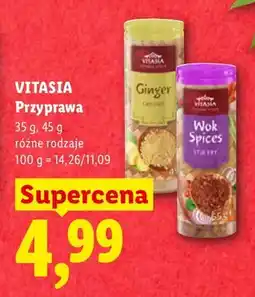 Lidl Przyprawa imbir mielony Vitasia oferta