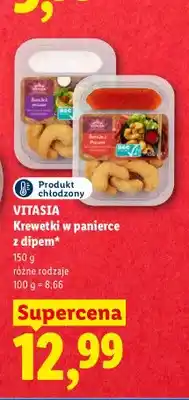 Lidl Krewetki w panierce z dipem sweet chili Vitasia oferta