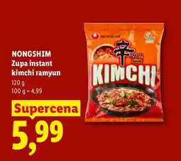 Lidl Zupa instant Kimchi Ramyun Nongshim oferta
