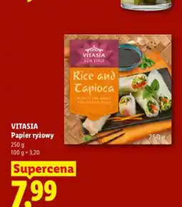 Lidl Papier ryżowy Vitasia oferta