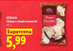 Lidl Chipsy o smaku krewetek Vitasia oferta