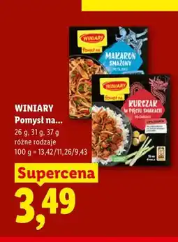 Lidl Mieszanka przypraw Winiary Pomysł na Makaron smażony po tajsku oferta