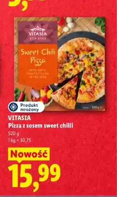 Lidl Pizza z sosem sweet chilli Vitasia oferta