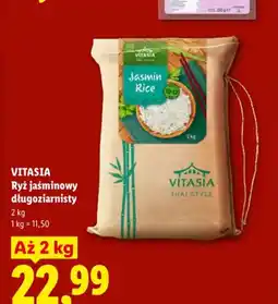 Lidl Ryż jaśminowy długoziarnisty Vitasia oferta