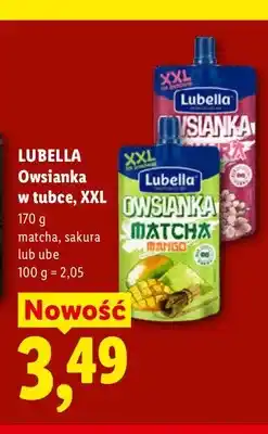 Lidl Owsianka w tubce Lubella Sakura Truskawka XXL oferta