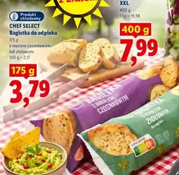 Lidl Bagietka do odpieku z masłem czosnkowym Chef Select oferta