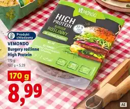 Lidl Burgery roślinne High Protein Vemondo oferta