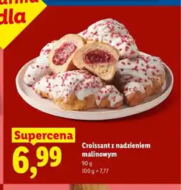 Lidl Croissant z nadzieniem malinowym Piekarnia Lidla oferta