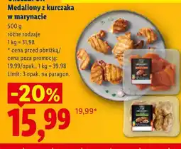 Lidl Medaliony z kurczaka w marynacie Grill & Fun oferta