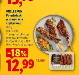 Lidl Polędwiczki w marynacie azjatyckiej Grill & Fun oferta