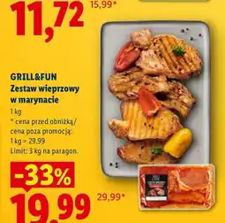 Lidl Zestaw wieprzowy w marynacie Grill & Fun oferta