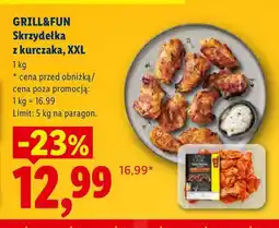 Lidl Skrzydelka z kurczaka XXL Grill & Fun oferta