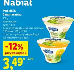 Lidl Jogurt matcha Polmlek oferta